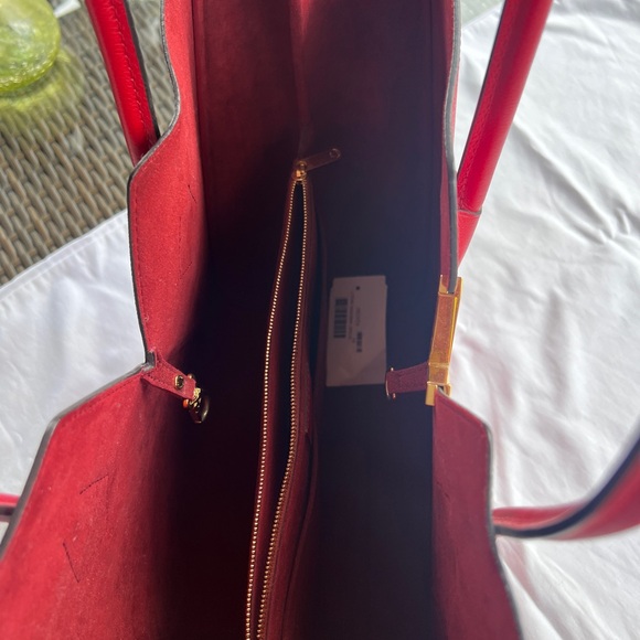 Louis Vuitton kimono red canvas tote bag - Picture 7 of 12